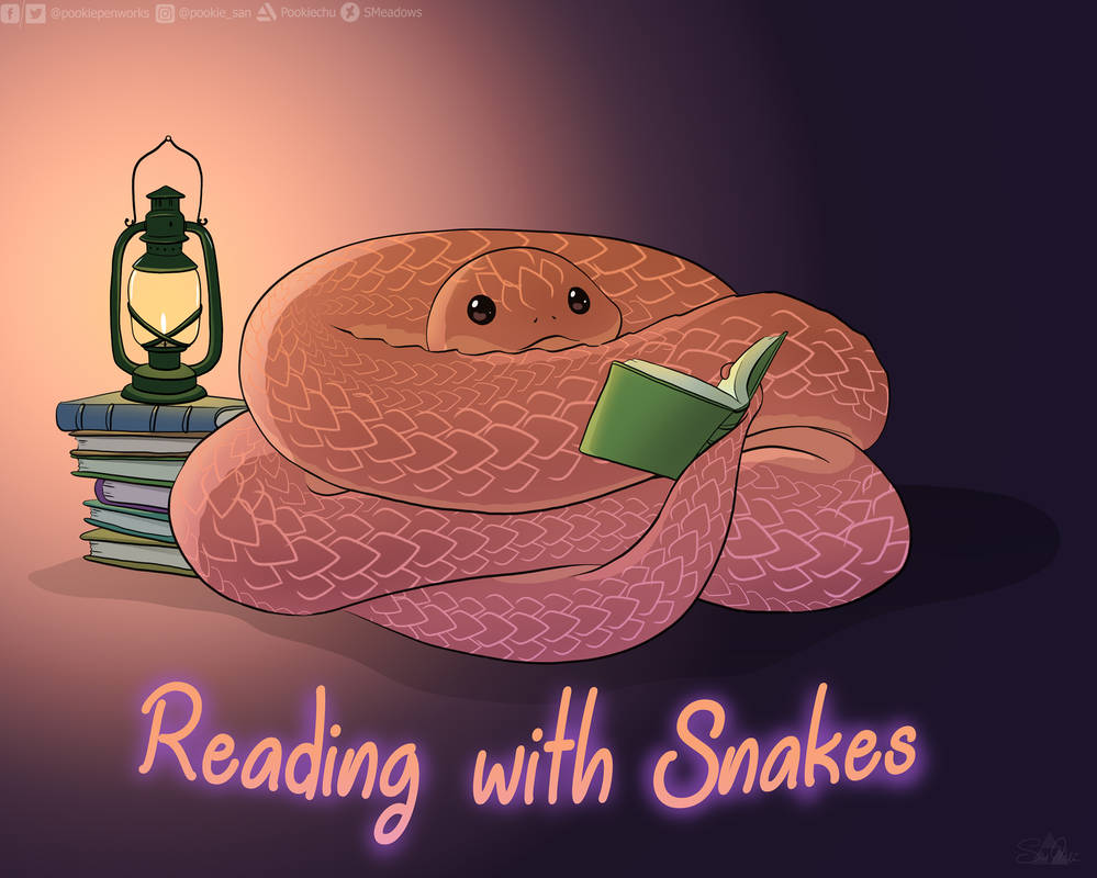 Reading with Snakes by SMeadows on DeviantArt