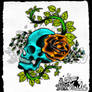 .rose.skull.