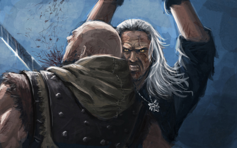 Geralt vs Letho