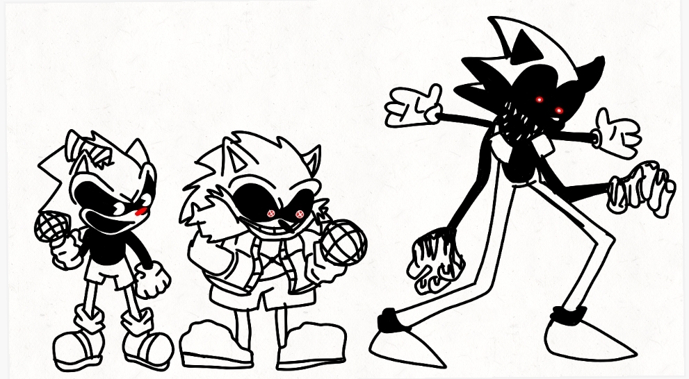 Fnf vs sonic.exe 3.0 leak knuckles idle by ARandoFNFPerson on DeviantArt