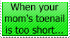 When your mom's toenail is too short... by coelacamth