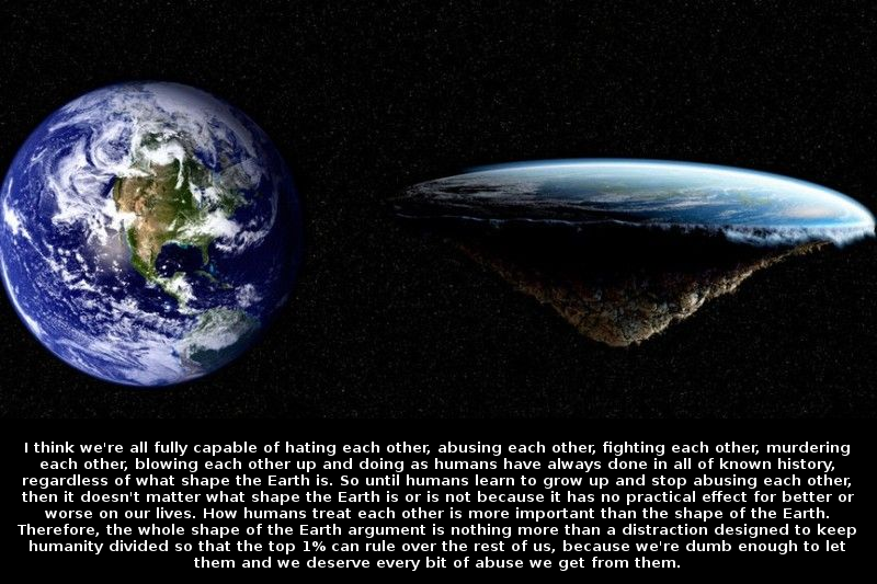 FLAT vs GLOBE vs WHO GIVES A SHIT