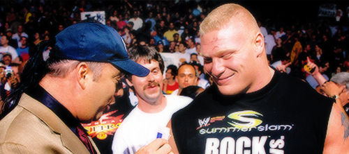 Brock Lesnar Signatue W/Paul Heyman