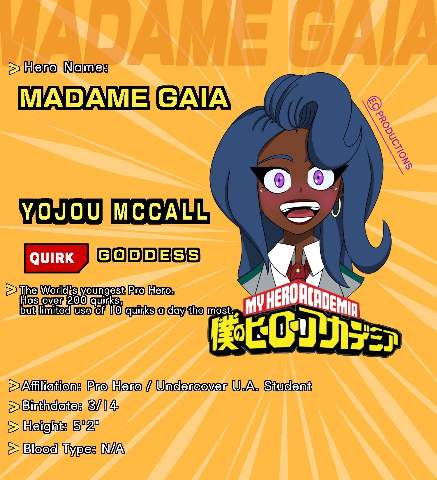 'MHA fan art ' (Oc character info card) by eghostartist1 on DeviantArt