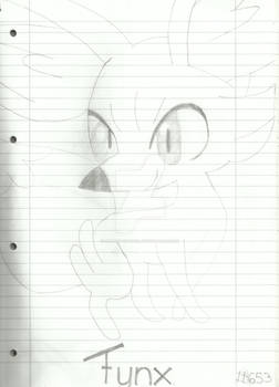 Fennekin (black-and-white)