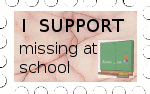 missing at school-stamp