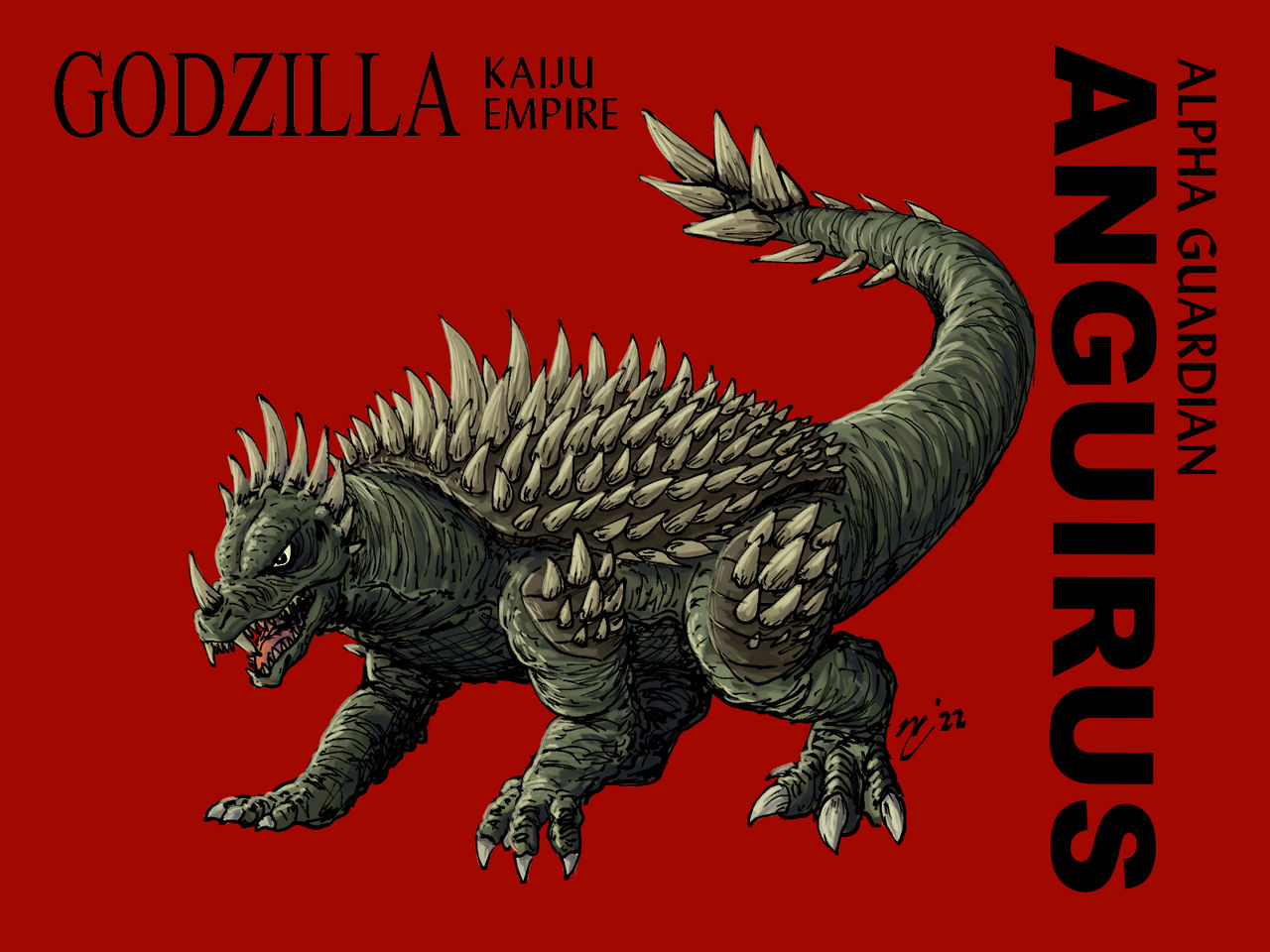 GODZILLA KAIJU EMPIRE- Anguirus by Zetroczilla on DeviantArt