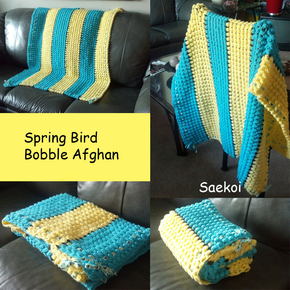 Spring Bird Bobble Afghan (1/2)