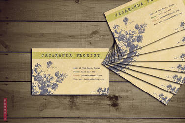 Florist business card