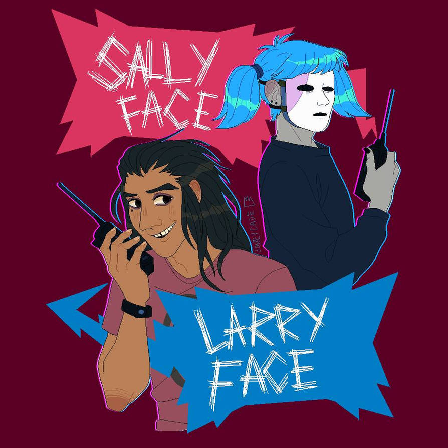 SALLY FACE LARRY FACE by JoneyCade on DeviantArt