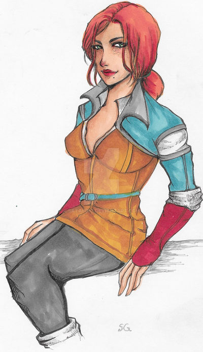 Trisc Deviantart Triss by SatabdiG on DeviantArt