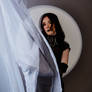 Behind the curtain