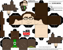 Leonard Hofstadter Cubeecraft