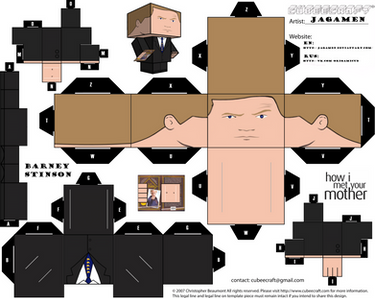 Barney Stinson ver. 2 Cubeecraft