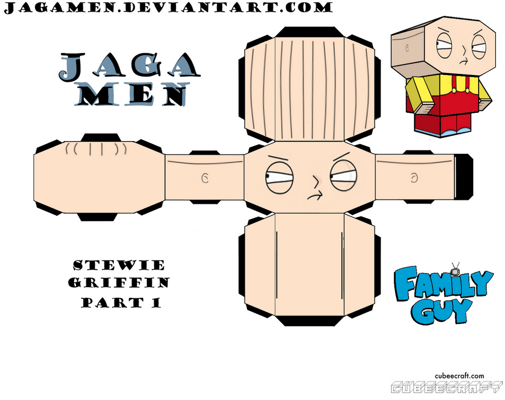 Stewie Griffin Cubeecraft Part 1