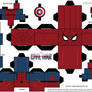 Spiderman Captain America: Civil War Cubeecraft