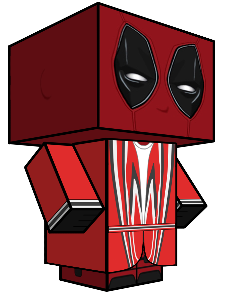 Deadpool Cubit Deadpool Cubeecraft after titre by JagaMen on DeviantArt