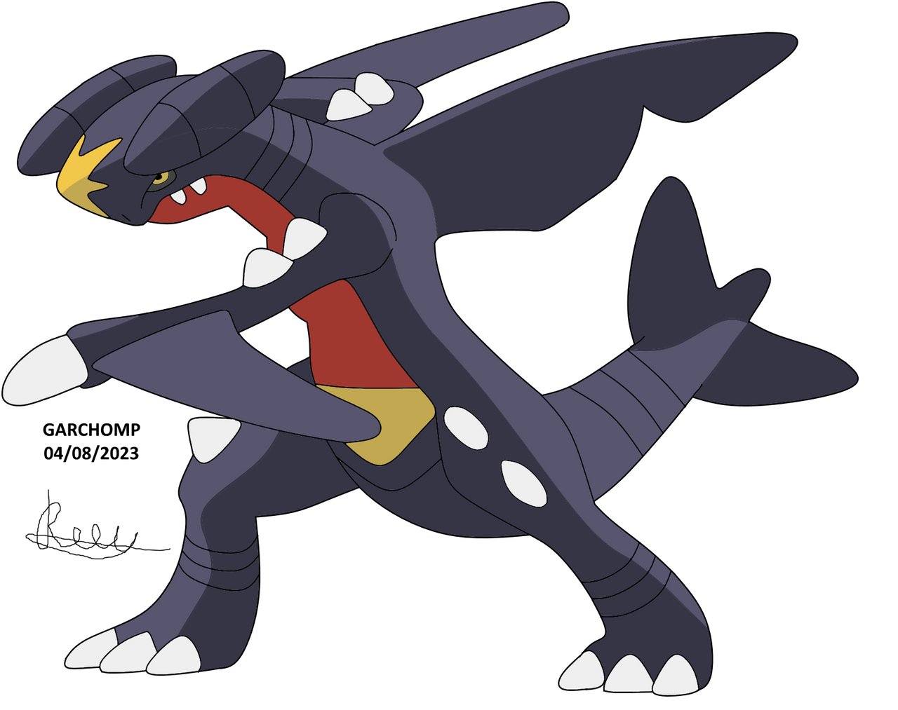 Garchomp by titanic19111912 on DeviantArt