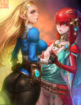 Zelda,Mipha(BOTW ver) by Limdog