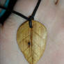 My leaf necklace.