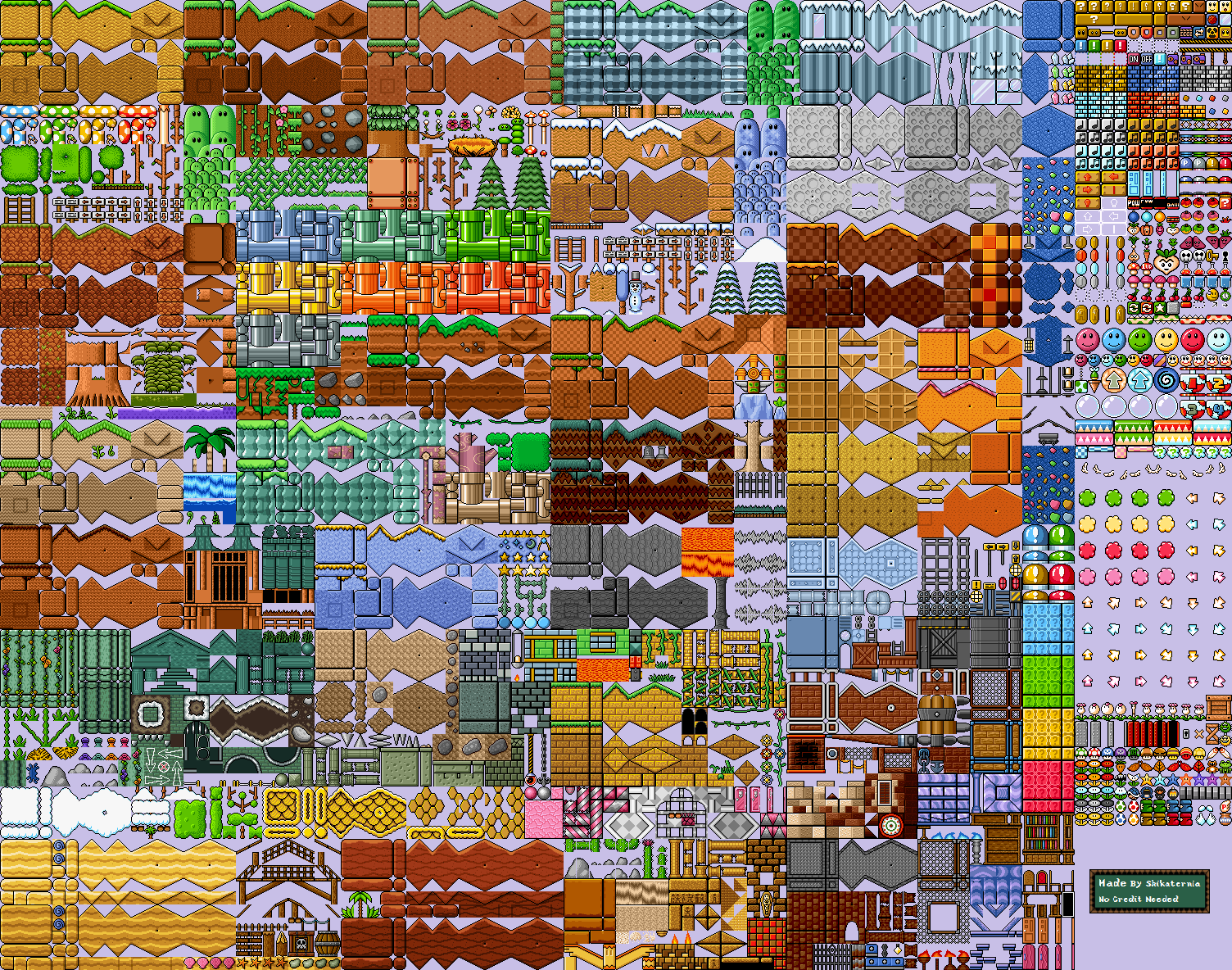 Mega Tileset Pack by SuperMario159 on DeviantArt