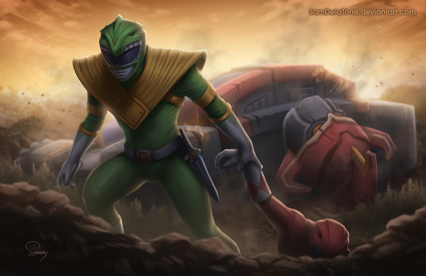 Power Rangers by SamDelaTorre on DeviantArt