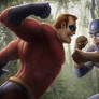 Mr. Incredible vs Captain America