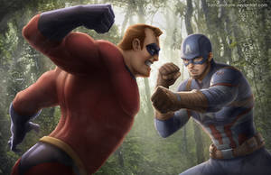 Mr. Incredible vs Captain America