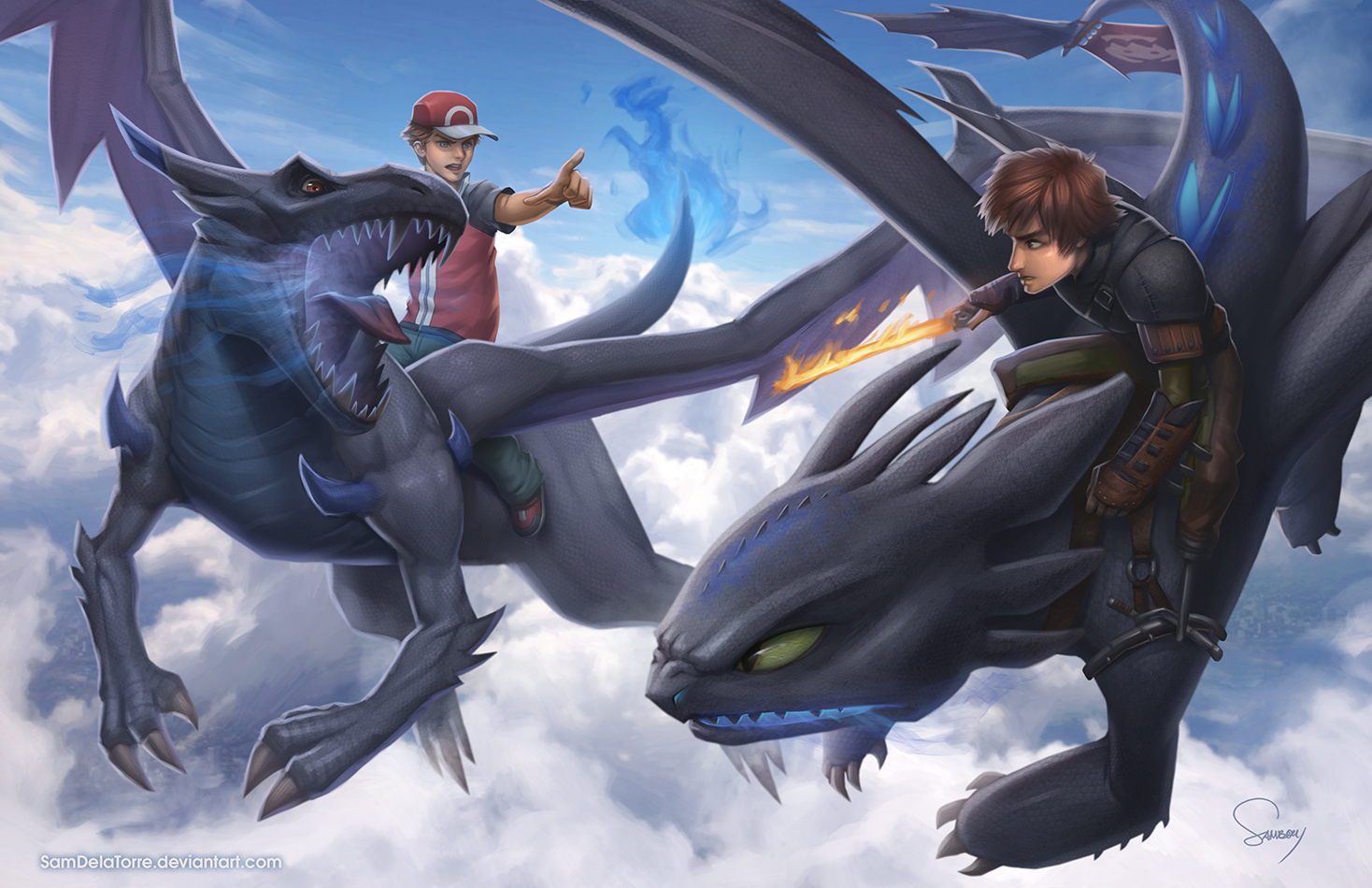 Mega Charizard vs Alpha Toothless