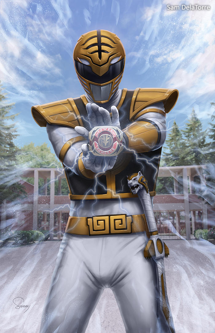 Get Power Rangers 2017 White Ranger PNG