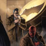 Commissioner Gordon and Red Hood