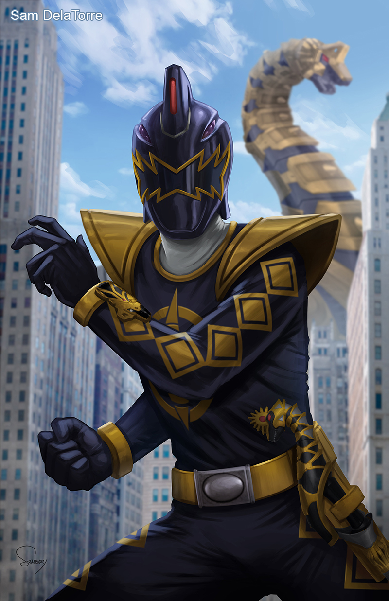 Power Rangers Dino Thunder - Black Dino Ranger by SamDelaTorre on ...