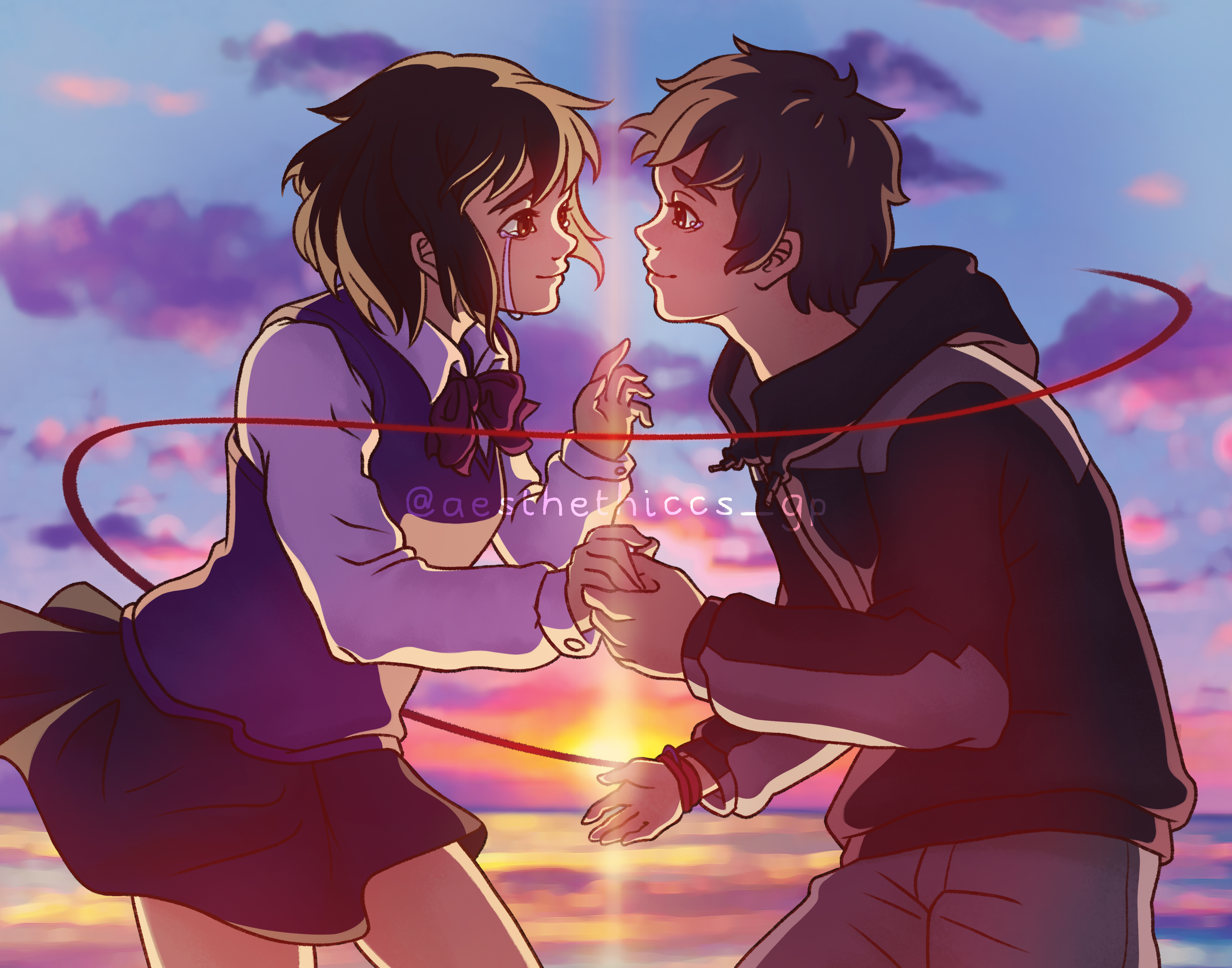 Kataware-Doki Kimi no na wa Colored Manga : r/KimiNoNaWa