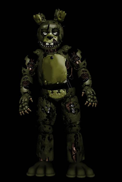 Springtrap (the fourth closets) by 8bitmadox on DeviantArt