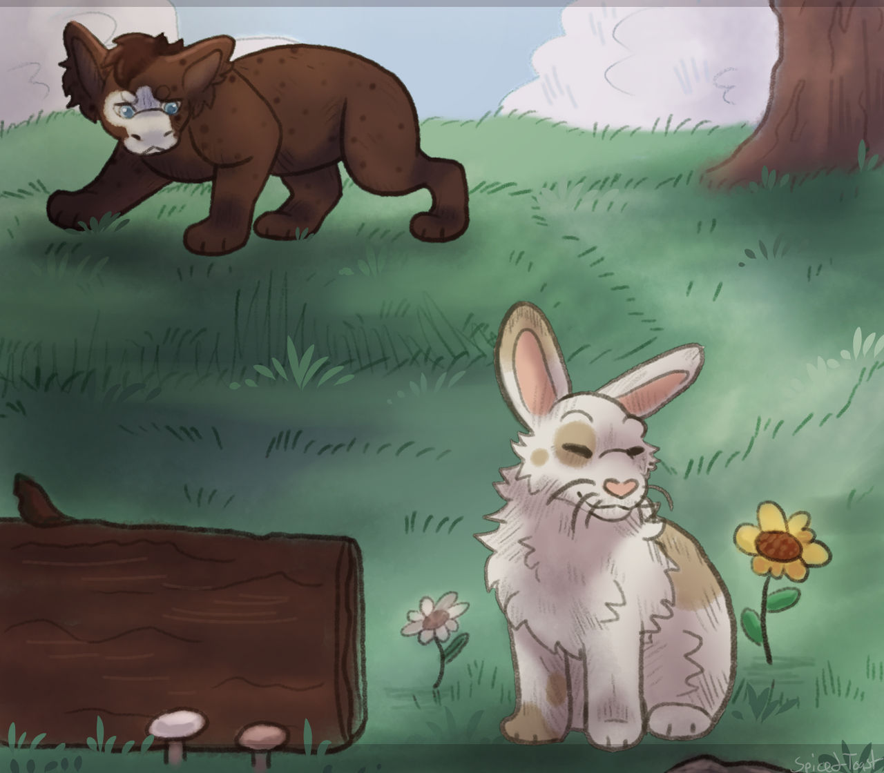 Brown Rabbit Deviantart Hunting Rabbit by SpicedToast on DeviantArt