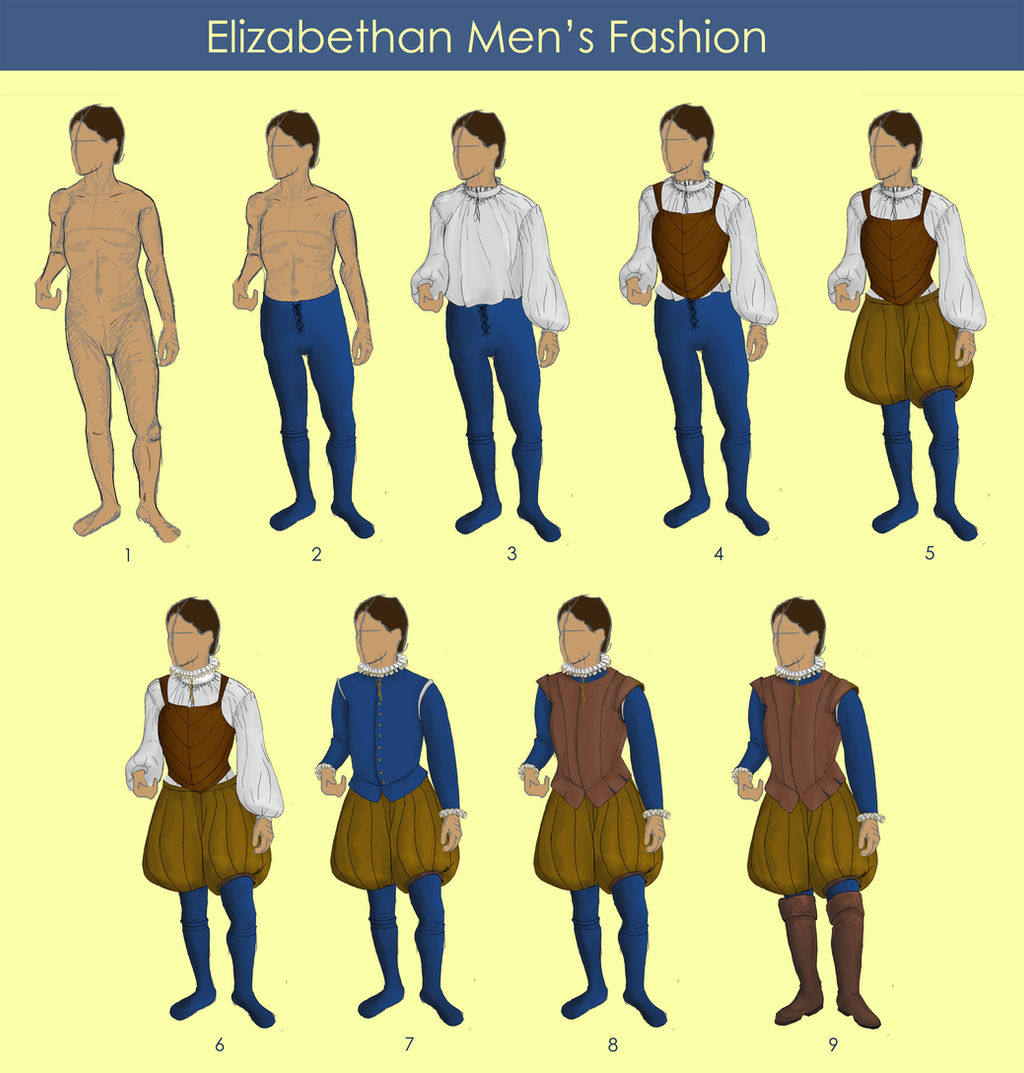 Layers of Elizabethan Men's Fashion