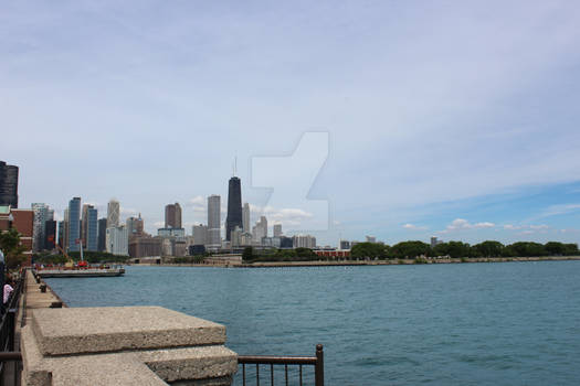 Chicago Sky line from the Pier