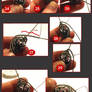 TUTORIAL - Wirewrapped herringbone earrings PT2