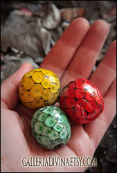 Dragon's eggs - GameofThrones inspired glass beads