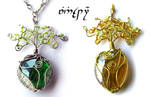 Telperion and Laurelin by Faeriedivine