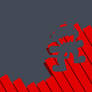 (Red) Monstercat Simple Spectrum Wallpaper