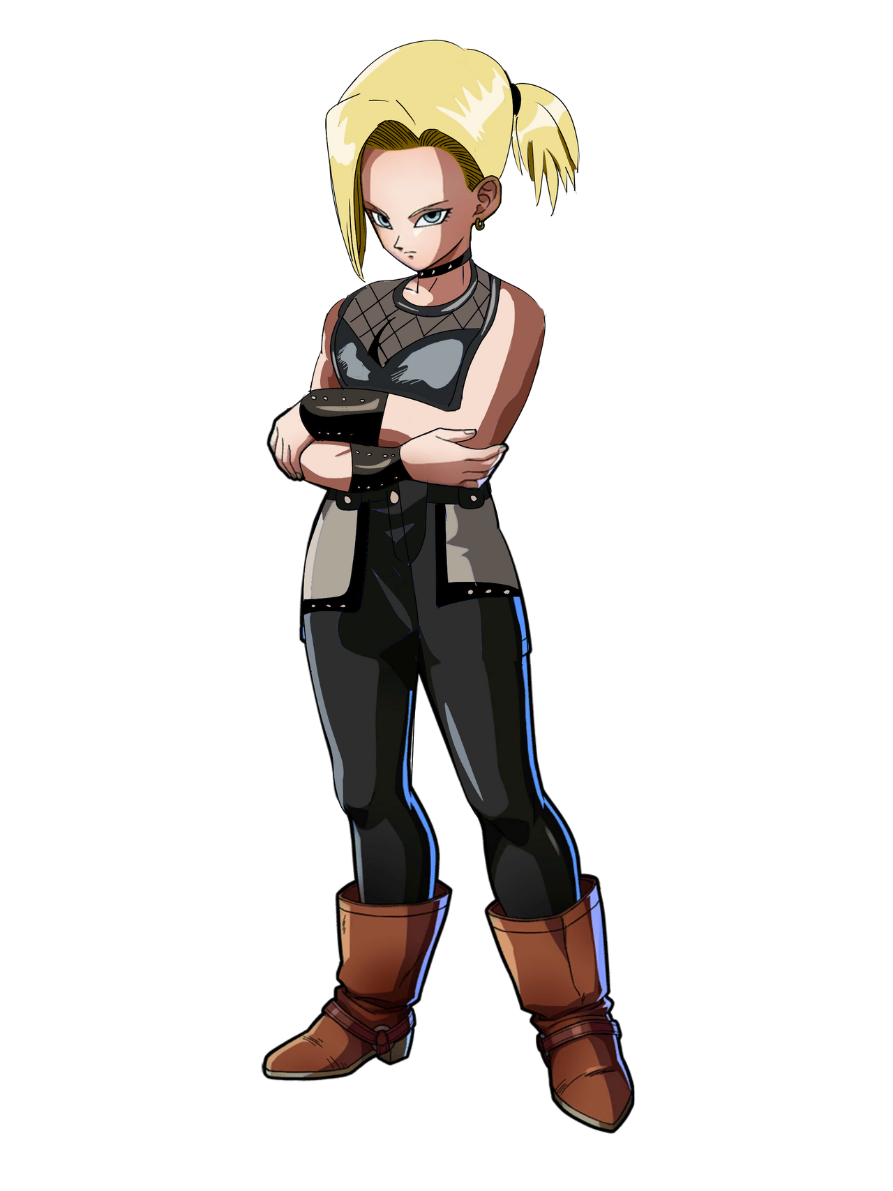 Android 18 Ruffle Game Future Android 18 (MasakoX) by MrNegative04 on DeviantArt