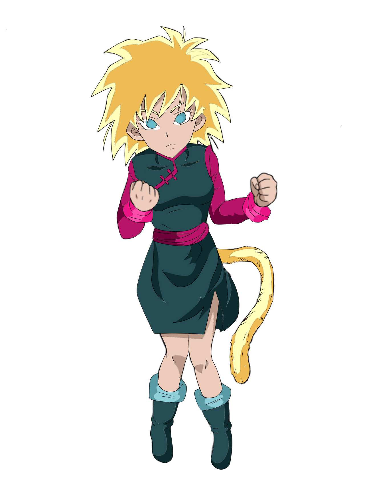 SSJ Gine (MasakoX) by MrNegative04 on DeviantArt