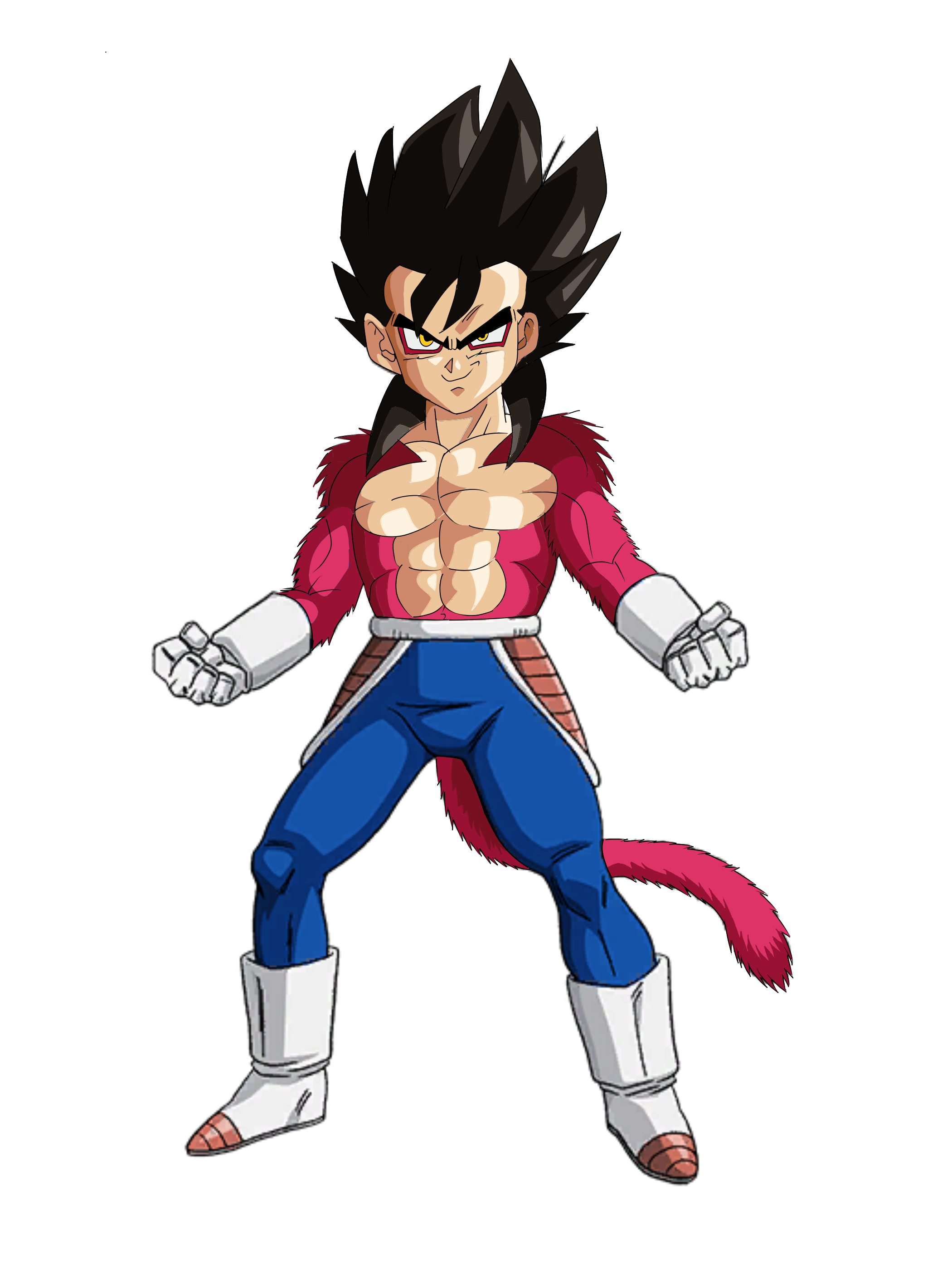 Gohan (Xeno) Super Saiyan 4 Limit breaker by Unkoshin on DeviantArt