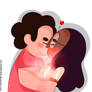 ::SU:: Stevonnie kisses~