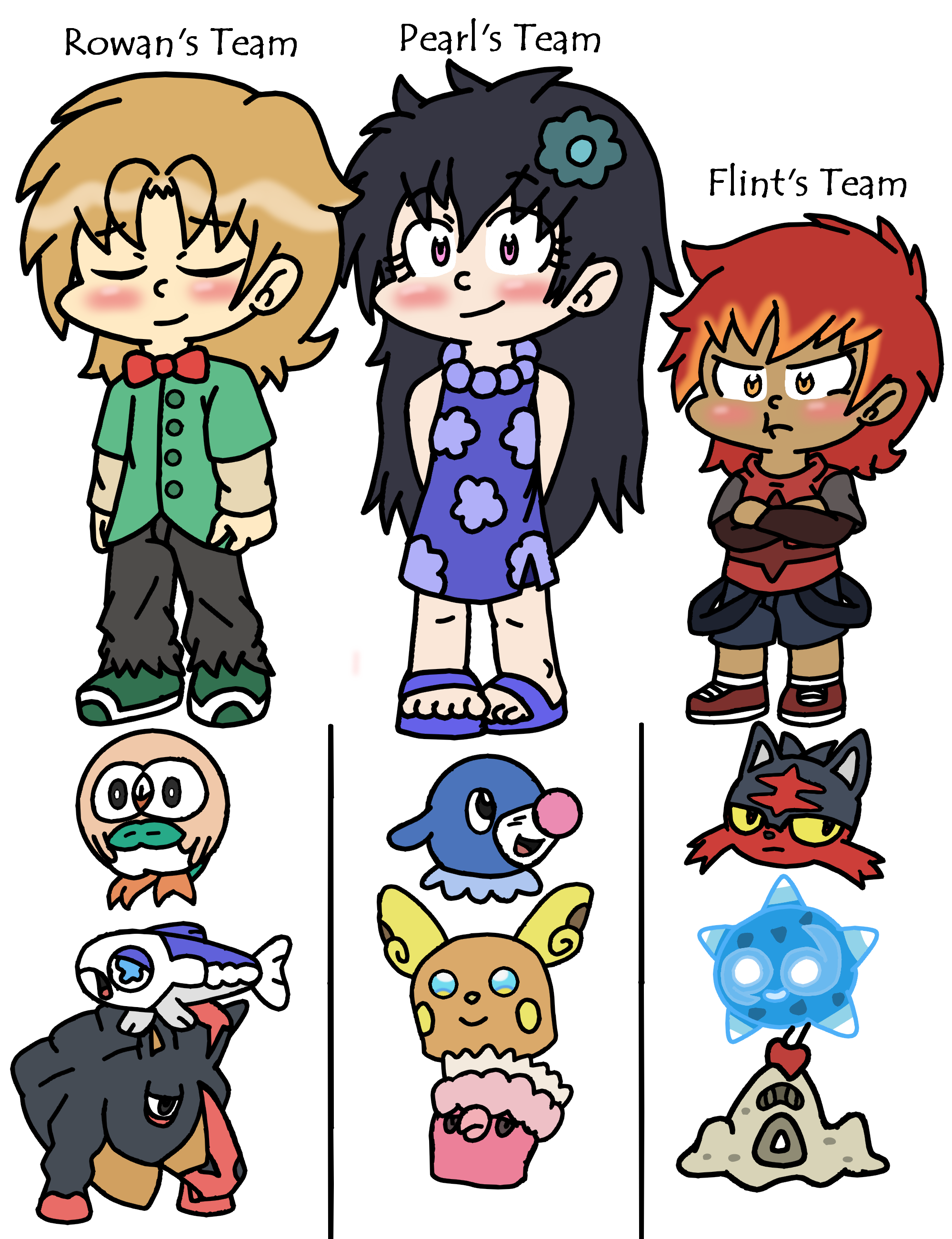 Pokemon Sun and Moon: The Team