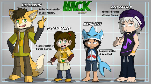 H.A.C.K: Sibling character sheets