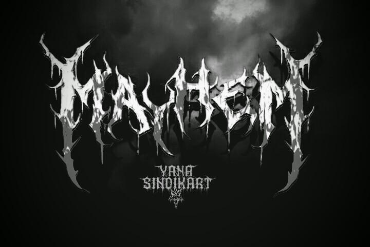 Mayhem Lettering MAYHEM FONT by YanaSindikart on DeviantArt