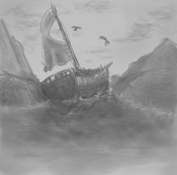 Shipwreck Sketch