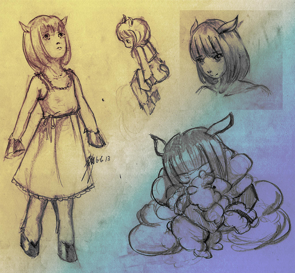 OC Mitis sketches by Shikisei on DeviantArt